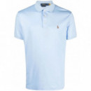 Polo RALPH LAUREN - Sskccmsl-short Sleeve-knit - Office Blue - 710713130005/OFFICE Blue