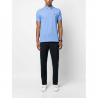 Polo RALPH LAUREN - SSKCCMSLM1-SHORT Sleeve-knit - Harbor Island Blue C7998 - 710782592012/HARBOR Island Blue C7998