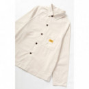 Chaquetas Hombre Chaqueta SERVICE WORKS Ripstop Front Of House Bone