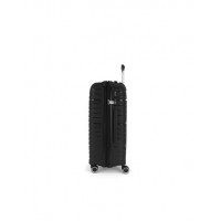GABOL Maleta Viaje Mediana con 4 Ruedas Polipropileno Kiba Negro 66X44X27 Cm