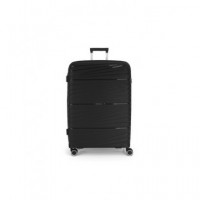 GABOL Maleta Viaje Grande con 4 Ruedas Polipropileno Kiba Negro 76X49X32 Cm