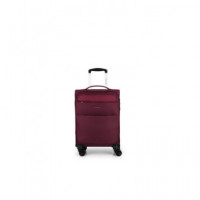 GABOL Trolley de Mano Pequeña Tela con 4 Ruedas Cloud Burdeos