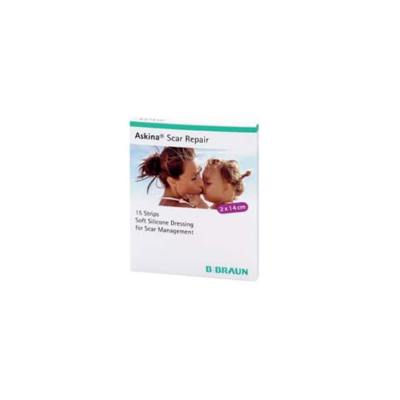 Askina Scar Repair 15 Apositos 2 X 14 Cm  B. BRAUN MEDICAL S.A.