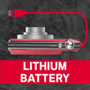 Cámara Digital Compacta 18MP AGFAPHOTO DC8200 con Tarjeta Sd de 16GB Roja