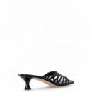 MICHAEL KORS - Haisley Kitten Sandal - 001 - 40T5HSMS1L001/001