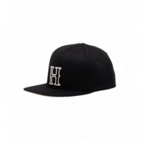 Gorros y Gorras Gorra HERSCHEL Whaler 6 Panel Blackletter Black
