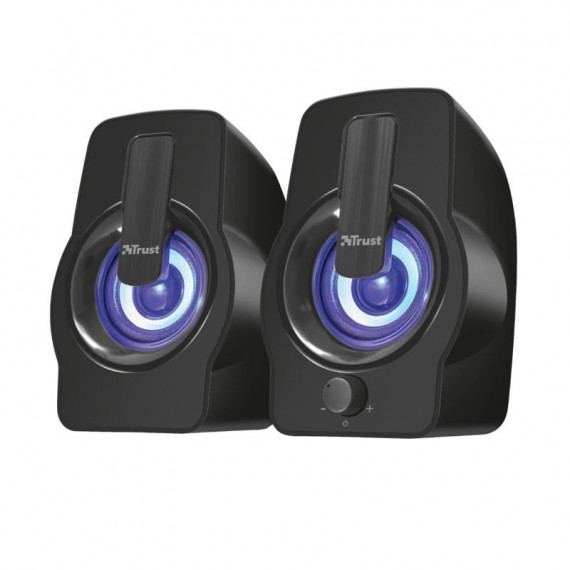 Altavoces TRUST Gemi Rgb 2.0 Black