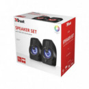 Altavoces TRUST Gemi Rgb 2.0 Black