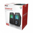 Altavoces TRUST Arys Rgb 2.0 Black