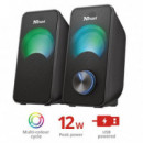 Altavoces TRUST Arys Rgb 2.0 Black