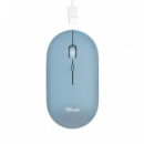 Raton TRUST Puck Recargable Wireless BLUETOOTH Blue