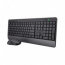 Teclado + Raton TRUST Trezo Wireless Black Eco