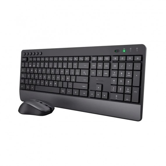 Teclado + Raton TRUST Trezo Wireless Black Eco