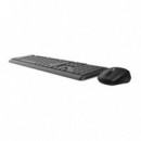 Teclado + Raton TRUST TKM-360 Wireless Silent Black