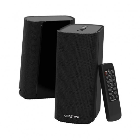 Altavoces CREATIVE T100 2.0 Bt Aux USB Mando 20W