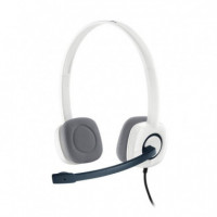 Auriculares + Microfono LOGITECH H150 White - Guanxe Atlantic Marketplace