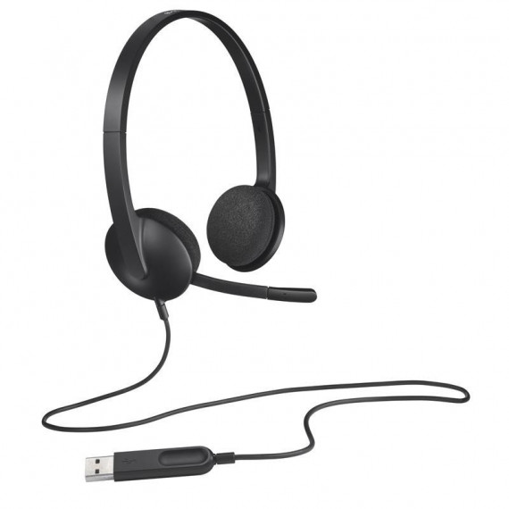 Auriculares+ Microfono LOGITECH H340 USB Black