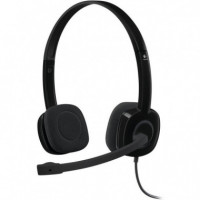 Auriculares + Microfono LOGITECH H151 Black - Guanxe Atlantic Marketplace