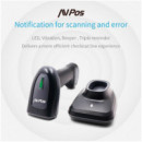 Lector AVPOS Codigos 1D + 2D +qr BT230 Wireless 2.4 + BLUETOOTH + USB