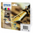 Tinta EPSON C13T16364012 T1636 Multipack 16XL