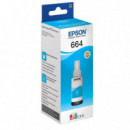Tinta EPSON L355/L555 Bote Cyan 664 Ecotank Bottle (70ML)