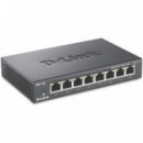 Switch D-LINK Gigabit 8 Puertos DGS-108