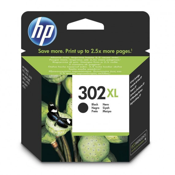 Tinta HP Nº 302XL Black