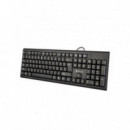 Teclado NGS Funky USB Multimedia Black