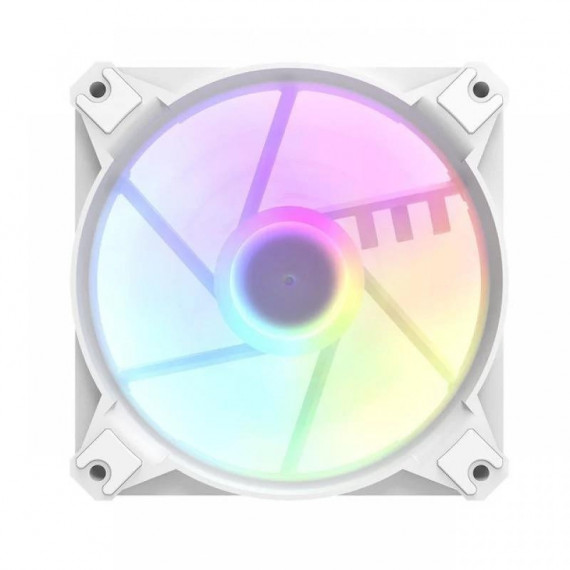 Ventilador GM 12CM Adicional Gaming Chasis Argb Silencioso White
