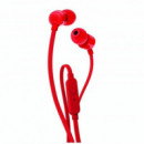 Auriculares + Microfono JBL Tune 110 In Ear Aux Red