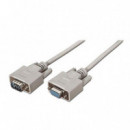 Cable Serie NANOCABLE RS232 DB9/M - DB9/H 3M White