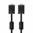 Cable Svga NANOCABLE HDB15M/HDB15M 1.8M 2 Ferritas