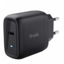 Cargador TRUST Maxo Usb-c 45W 2M Black