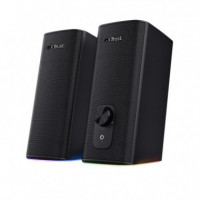 Altavoces TRUST Gxt 612 Cetic Gaming Rgb 2.0 Usb/wireless Black - Guanxe Atlantic Marketplace