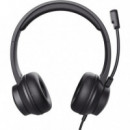 Auriculares + Microfono TRUST Ayda Headset Pc Aux Black