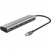 Hub Usb-c TRUST 5 Puertos Halyx Usb-c 3.2