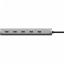 Hub Usb-c TRUST 5 Puertos Halyx Usb-c 3.2