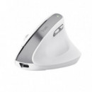 Raton TRUST Bayo Ii Ergonomico Eco 2400 Dpi Wireless Recargable White