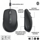 Raton LOGITECH Mx Anywhere 3S Wireless Bt 8000DPI 6 Botones Black