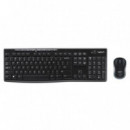 Teclado + Raton LOGITECH MK270 Wireless Black