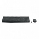 Teclado + Raton LOGITECH MK235 Wireless Black