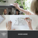 Webcam LOGITECH Brio 500 Fhd Usb-c White