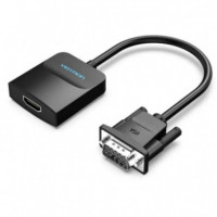 Cable Conversor VENTION Vga/m - Hdmi/h 15CM Black - Guanxe Atlantic Marketplace