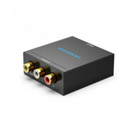 Conversor VENTION Hdmi/h - Rca/h Miniusb/h Black - Guanxe Atlantic Marketplace