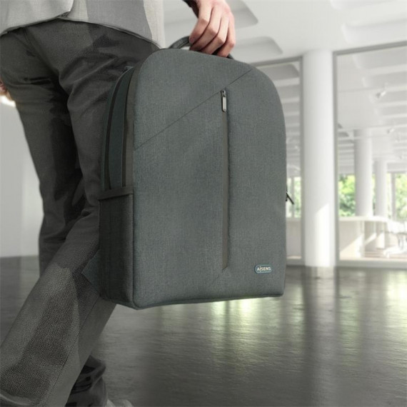 Mochila AISENS BP084 15,6" Grey - Guanxe Atlantic Marketplace