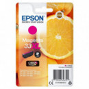 Tinta EPSON C13T33634012 Magenta Xl 33XL