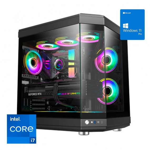 Ordenador Gaming Hype Rgb I7 14700K/32 DDR5/2TB NVME/REF.LIQ/850W/W11PRO Black  GM