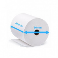 Bobina Papel Térmico AVPOS 80X80X12