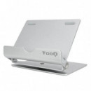 Soporte Tooq Sobremesa para Smartphone/tablet 10" INCLINABLE/360º Silver  AISENS