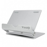 Soporte Tooq Sobremesa para Smartphone/tablet 10" INCLINABLE/360º Silver  AISENS - Guanxe Atlantic Marketplace